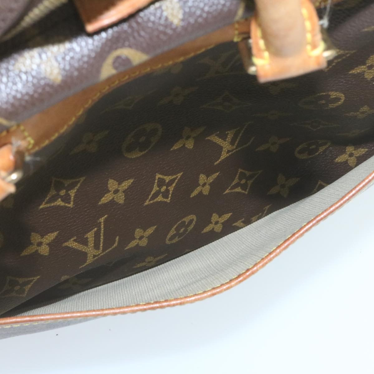 LOUIS VUITTON Monogram Deauville Hand Bag M47270 LV ki1531