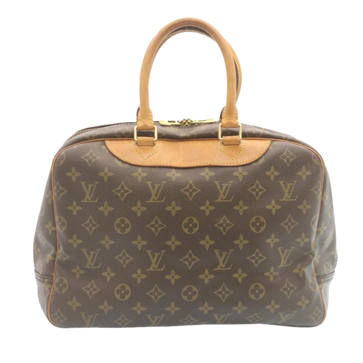 LOUIS VUITTON Monogram Deauville Hand Bag M47270 LV ki1531