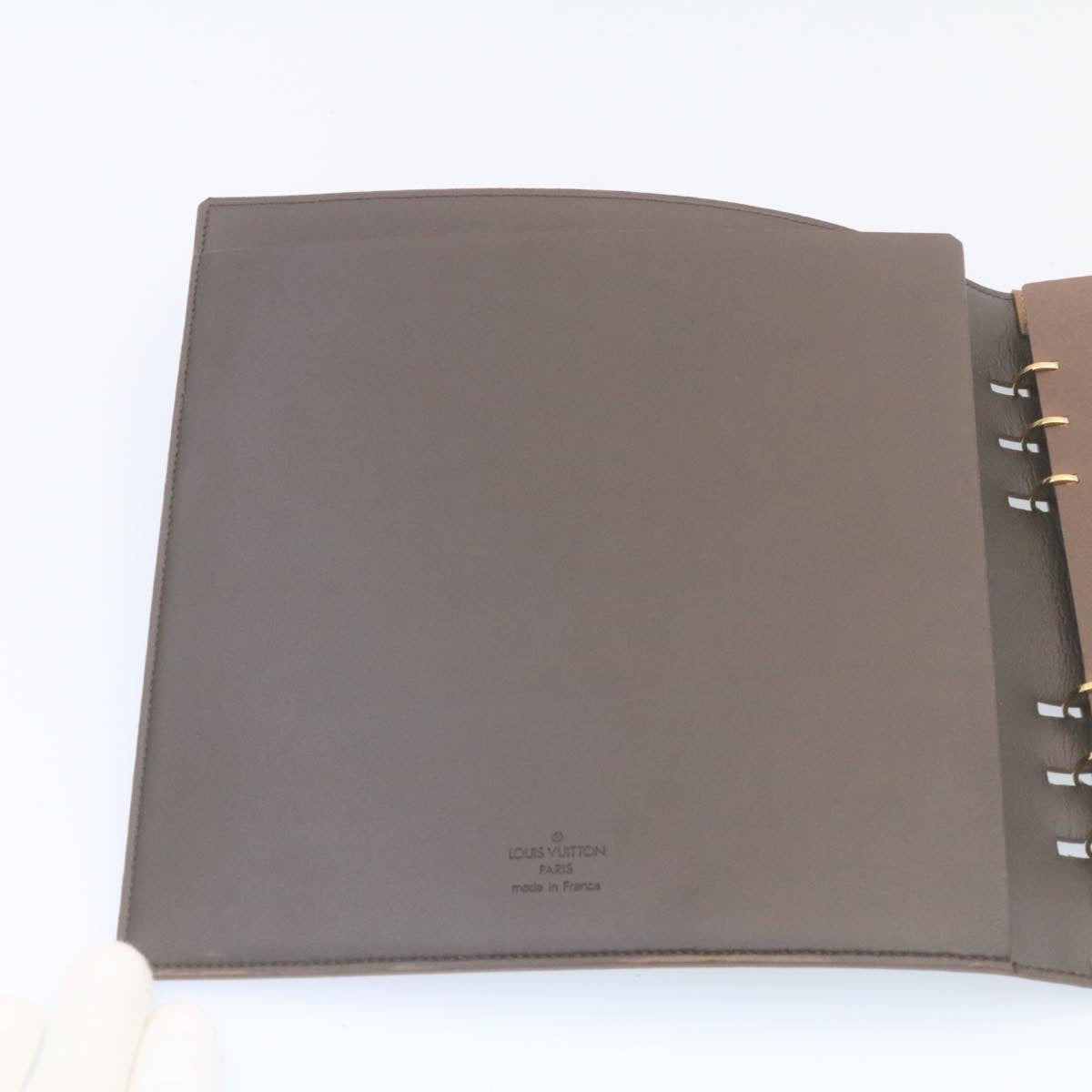 LOUIS VUITTON Monogram Vernis Vendredi Notebook Cover Bronze LV ki1573