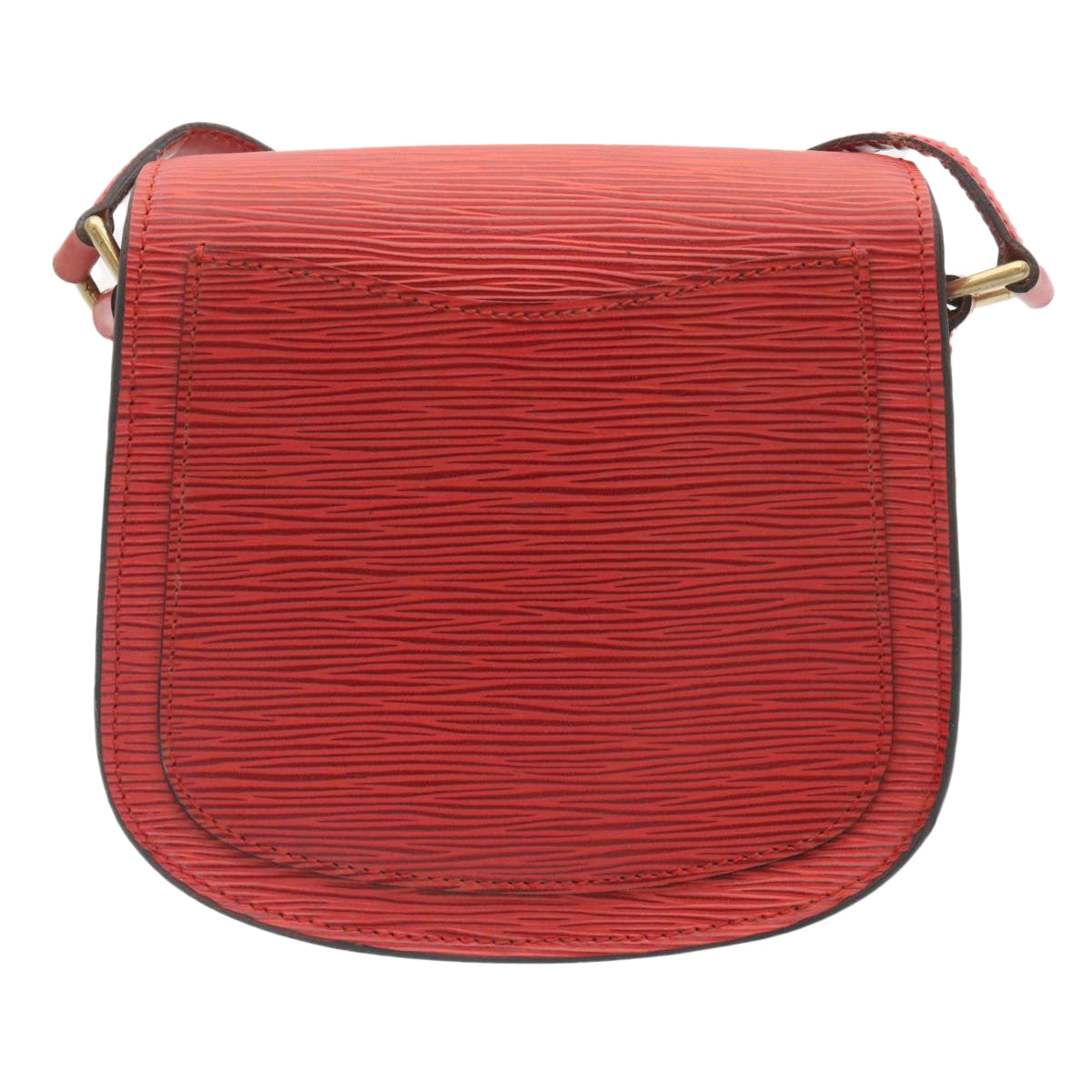 LOUIS VUITTON Epi Saint Cloud PM Shoulder Bag Red M52217 LV ki1622