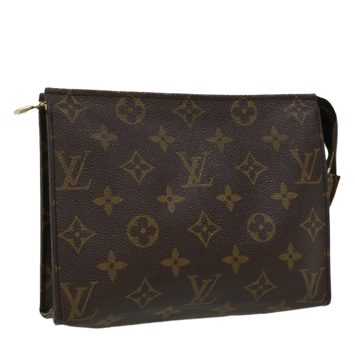 LOUIS VUITTON Monogram Poche Toilette 19 Pouch M47544 LV ki1641
