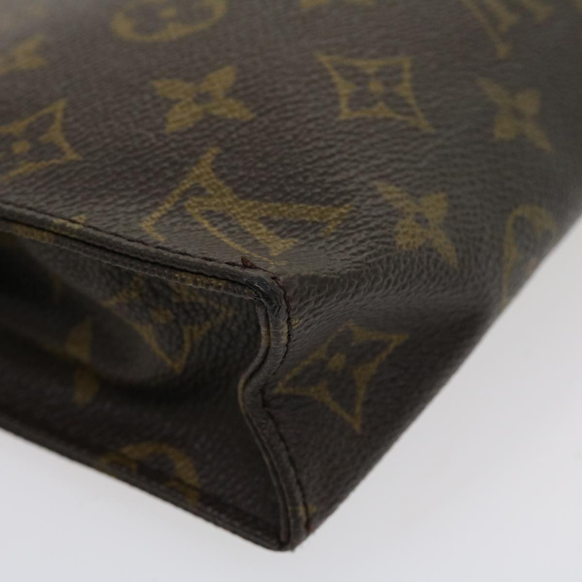 LOUIS VUITTON Monogram Poche Toilette 19 Pouch M47544 LV ki1641