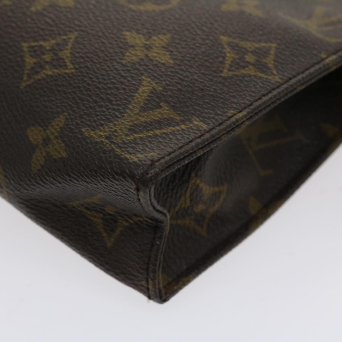 LOUIS VUITTON Monogram Poche Toilette 19 Pouch M47544 LV ki1641