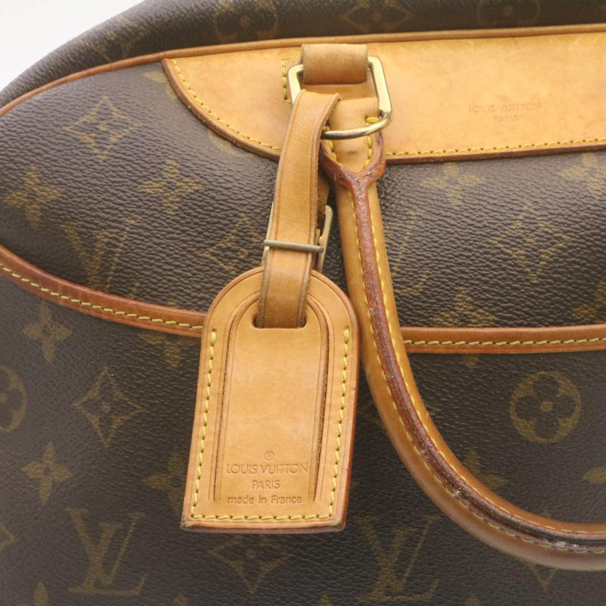 LOUIS VUITTON Monogram Deauville Hand Bag M47270 LV ki1673