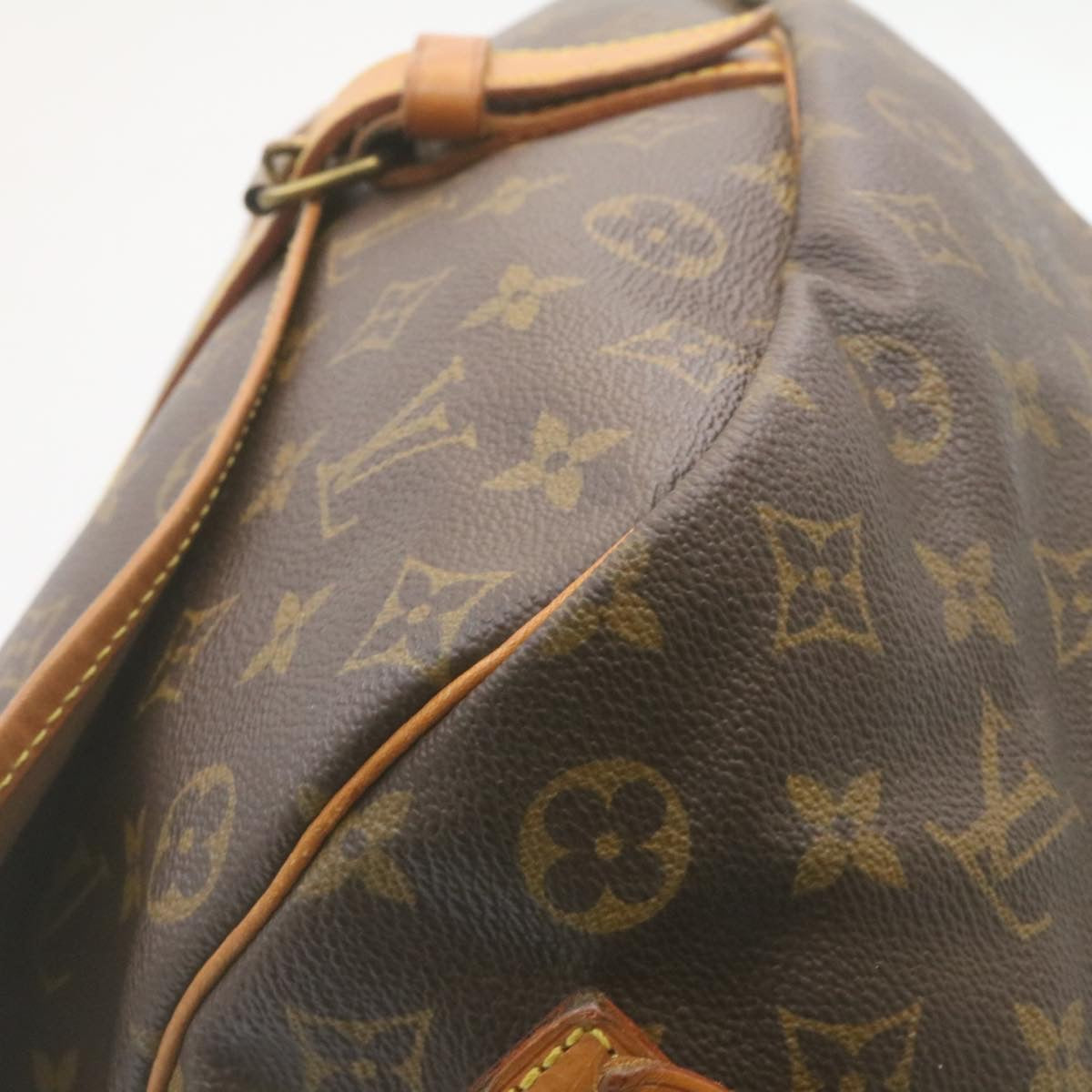 LOUIS VUITTON Monogram Saumur 35 Shoulder Bag M42254 LV ki1701