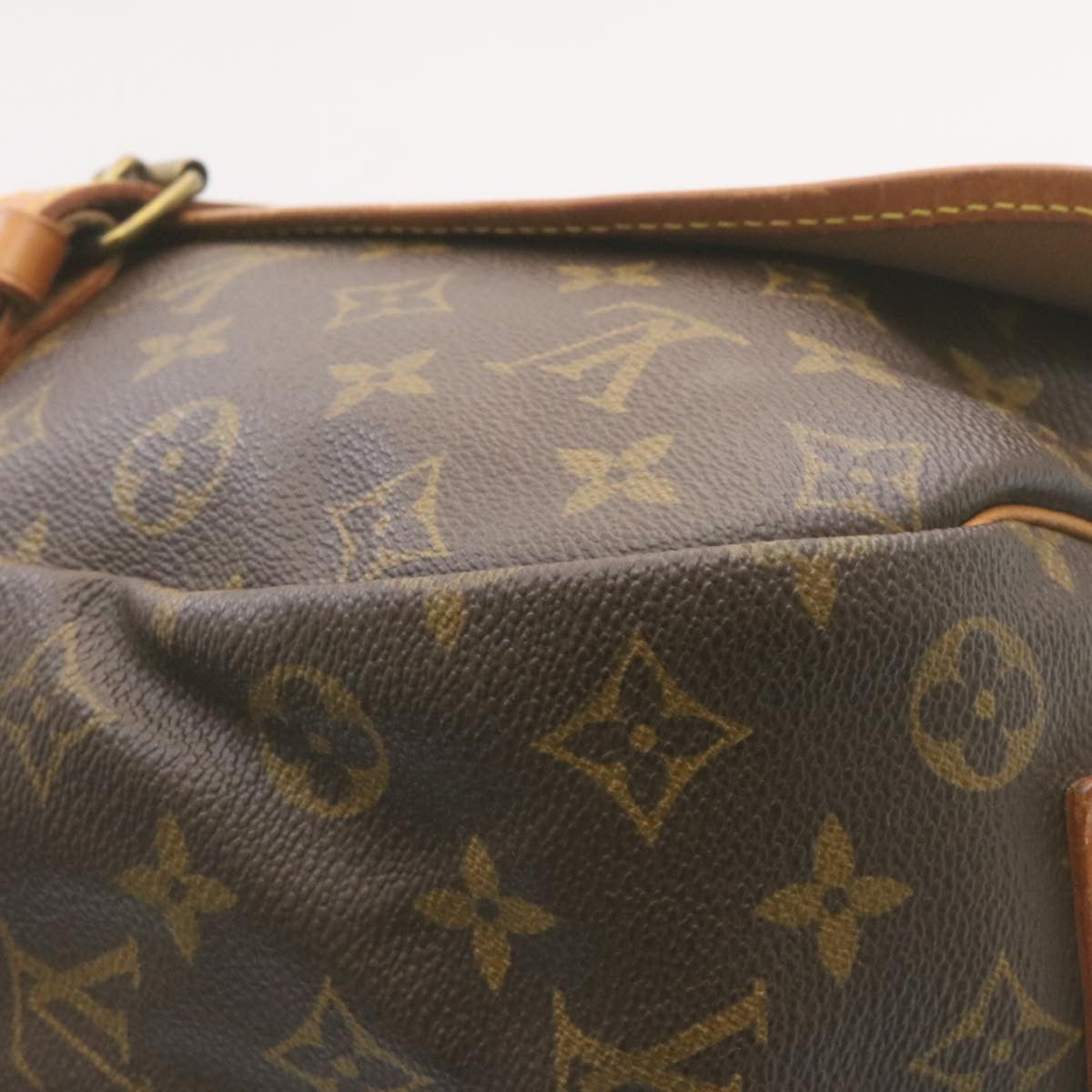 LOUIS VUITTON Monogram Saumur 35 Shoulder Bag M42254 LV ki1701