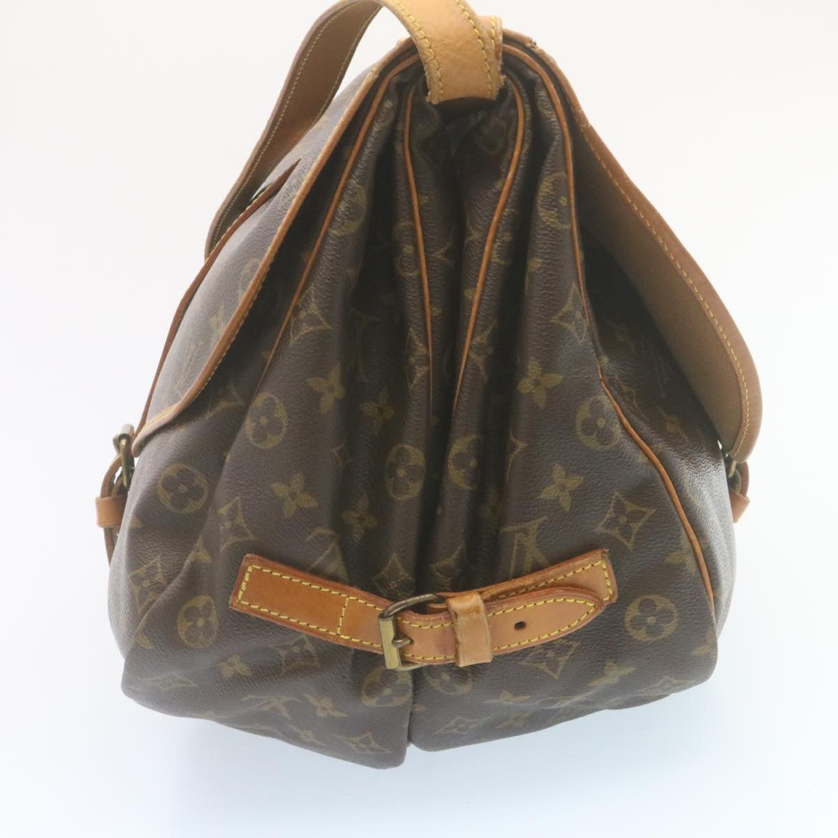 LOUIS VUITTON Monogram Saumur 35 Shoulder Bag M42254 LV ki1701