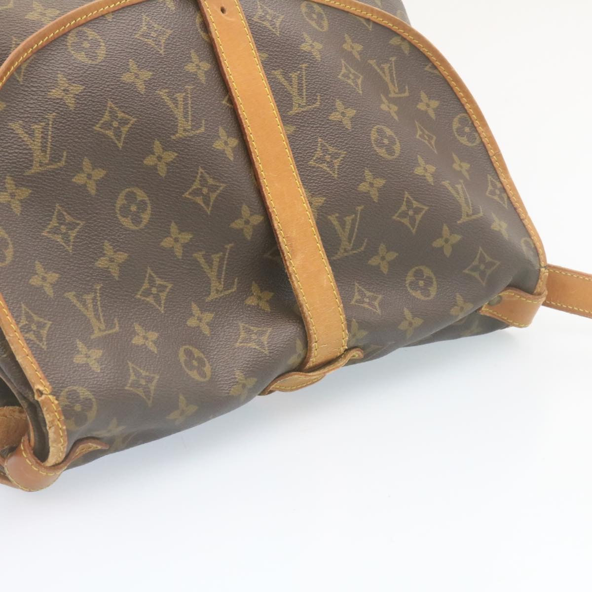 LOUIS VUITTON Monogram Saumur 35 Shoulder Bag M42254 LV ki1701