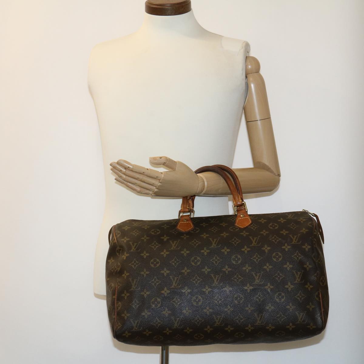 LOUIS VUITTON Monogram Speedy 40 Hand Bag M41522 LV ki1835