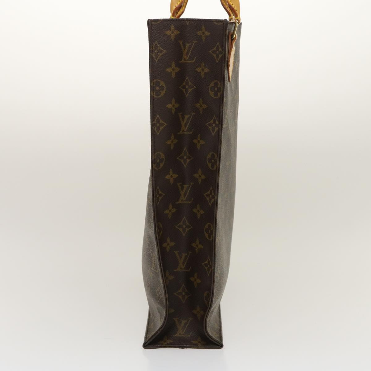 LOUIS VUITTON Monogram Sac Plat Hand Bag M51140 LV ki1866