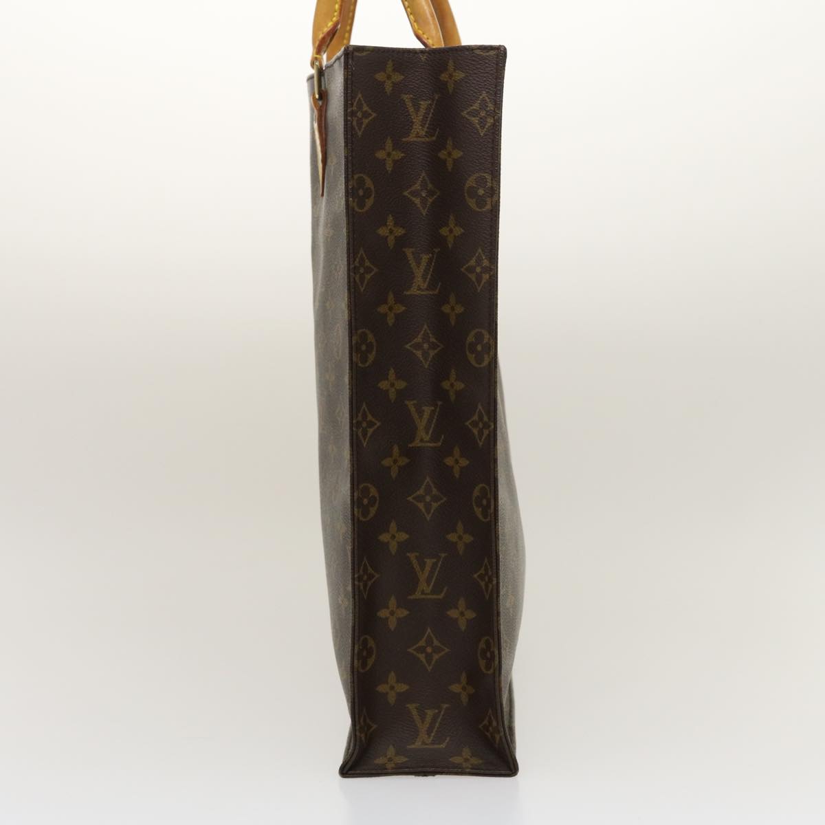 LOUIS VUITTON Monogram Sac Plat Hand Bag M51140 LV ki1866