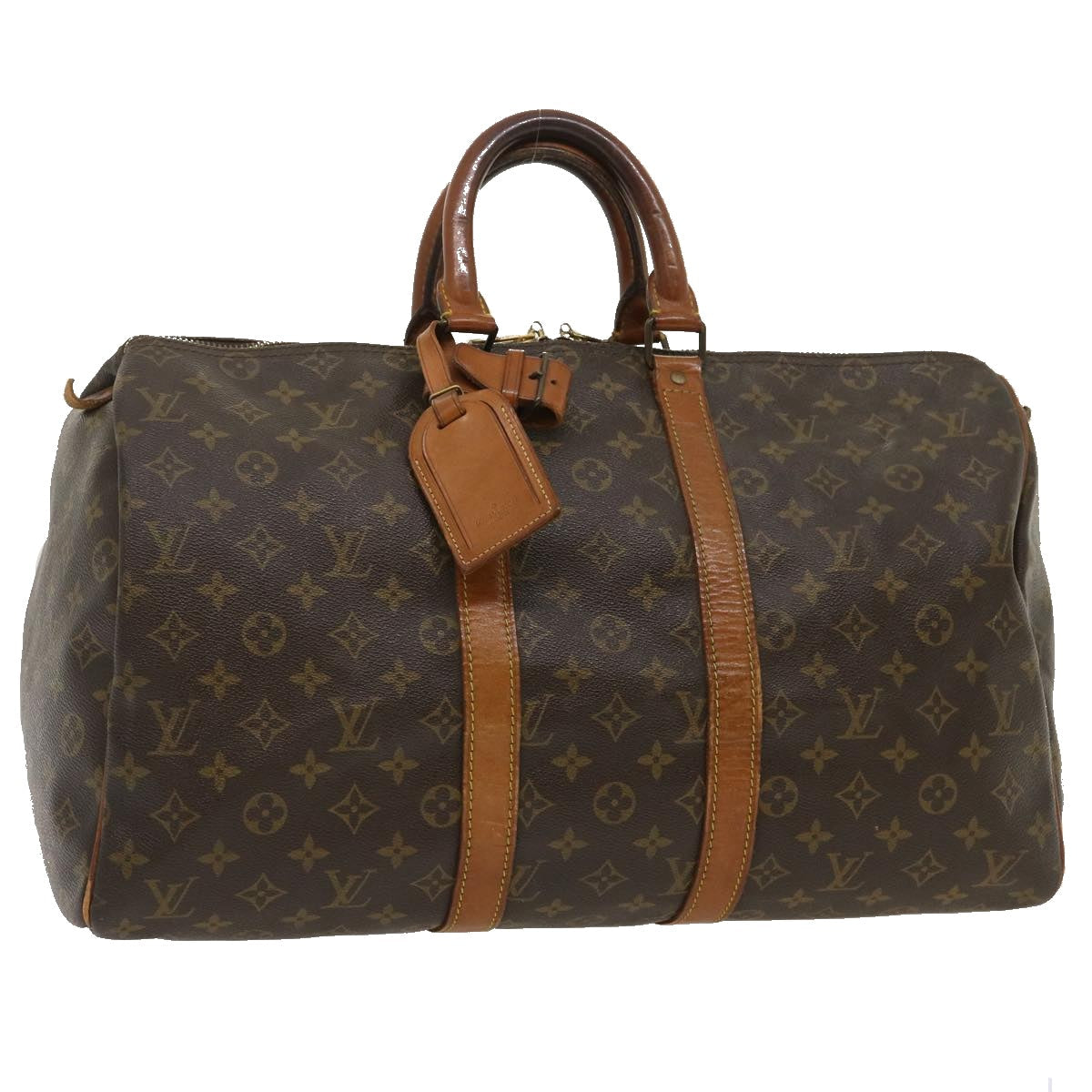 LOUIS VUITTON Monogram Keepall 45 Boston Bag M41428 LV ki1875