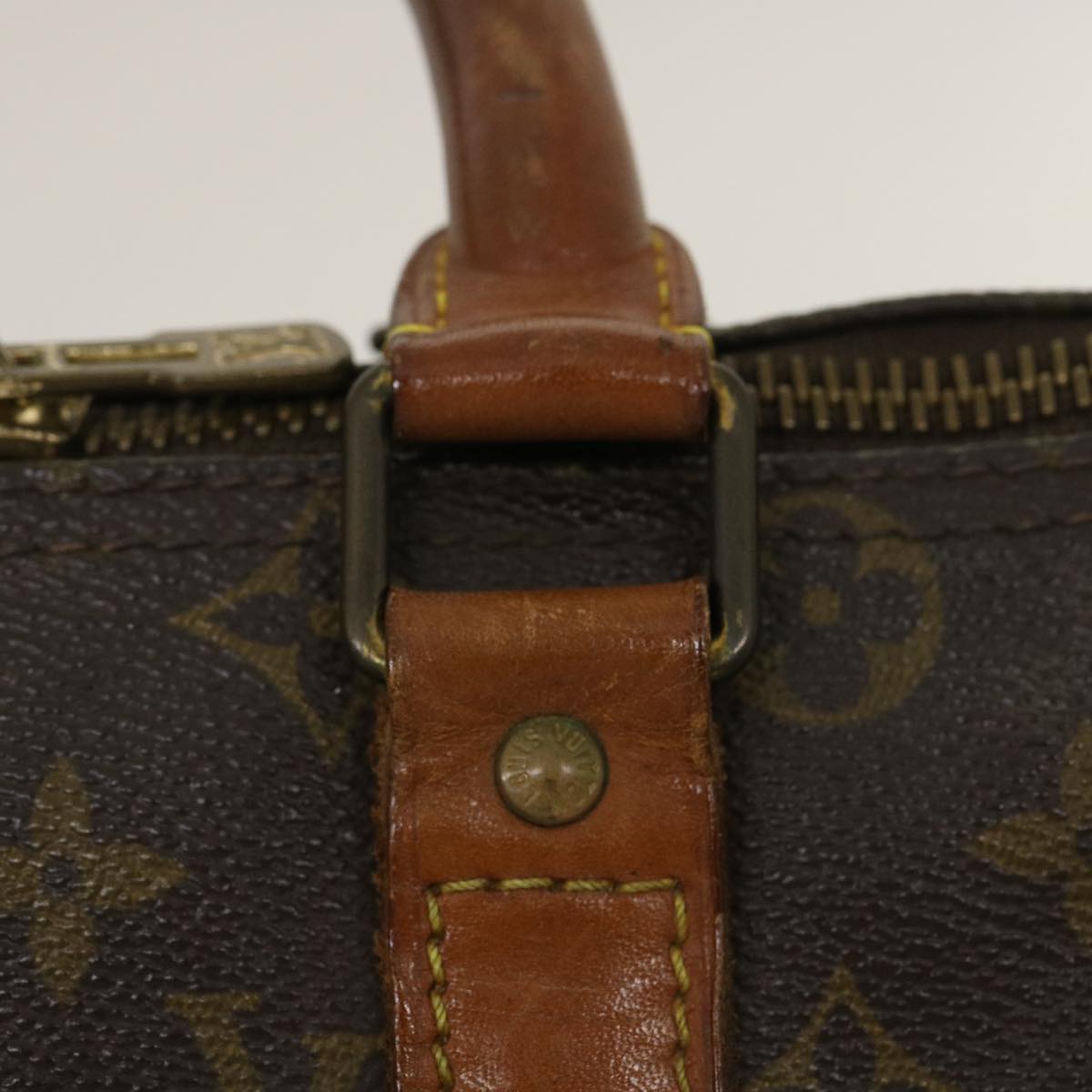 LOUIS VUITTON Monogram Keepall 45 Boston Bag M41428 LV ki1875
