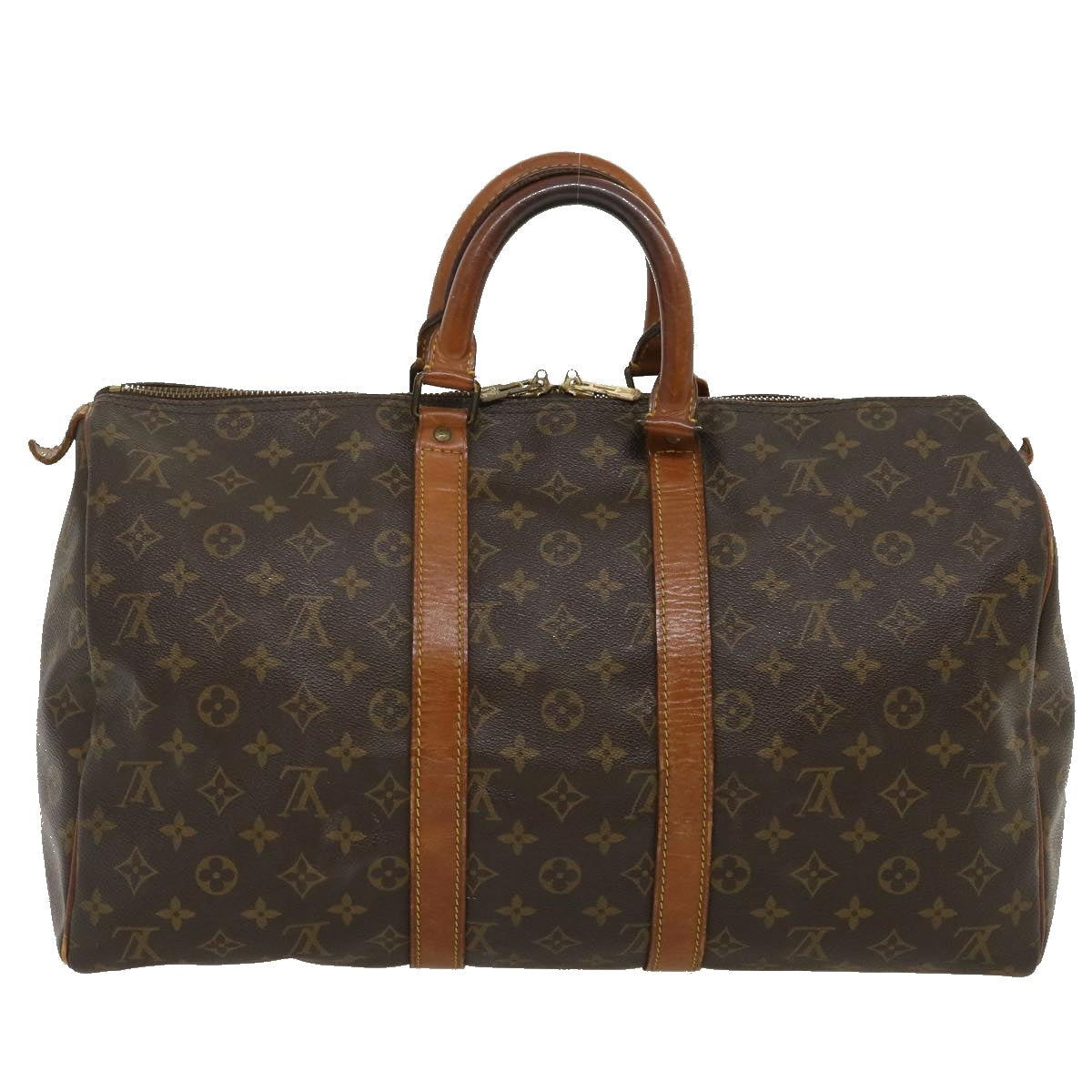 LOUIS VUITTON Monogram Keepall 45 Boston Bag M41428 LV ki1875