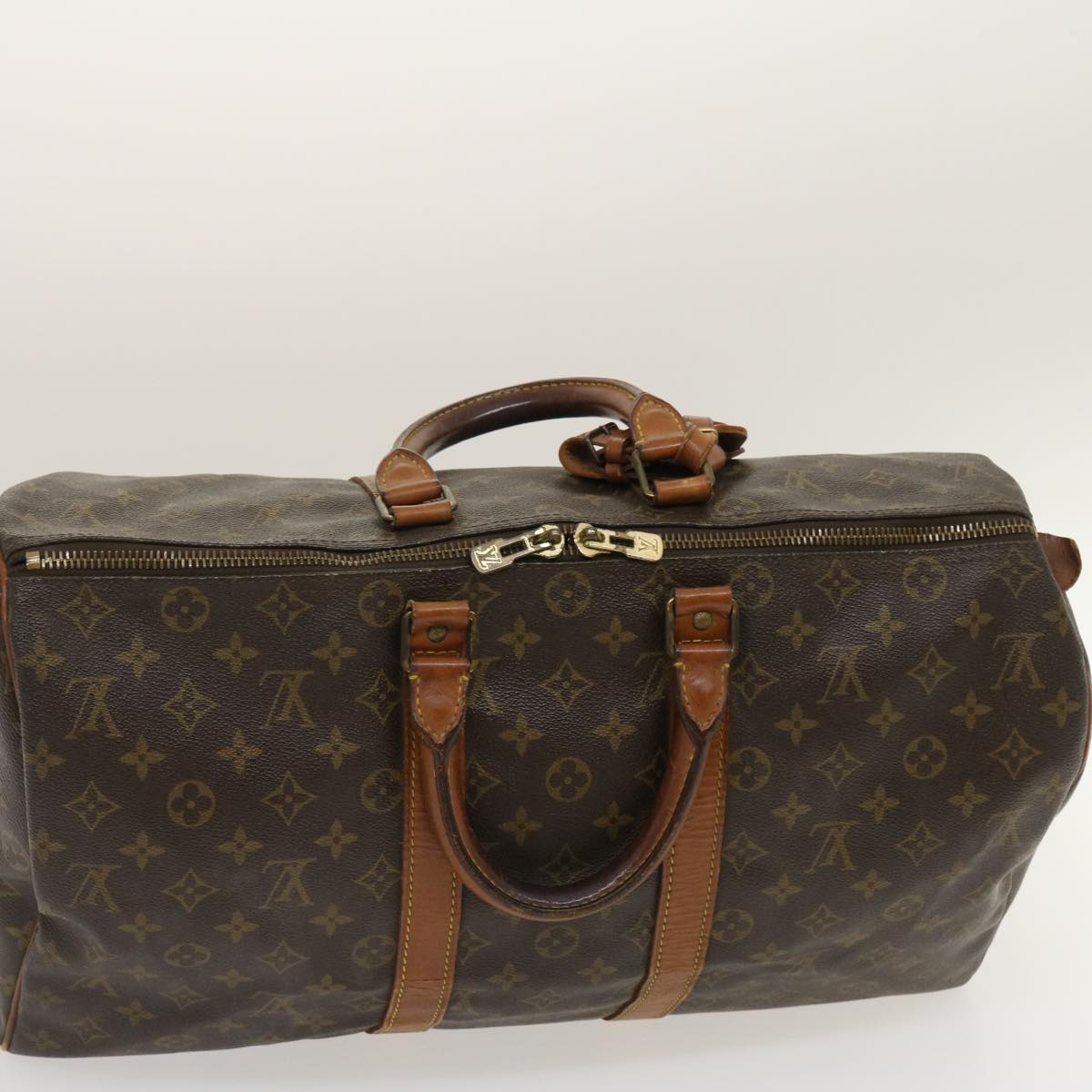 LOUIS VUITTON Monogram Keepall 45 Boston Bag M41428 LV ki1875