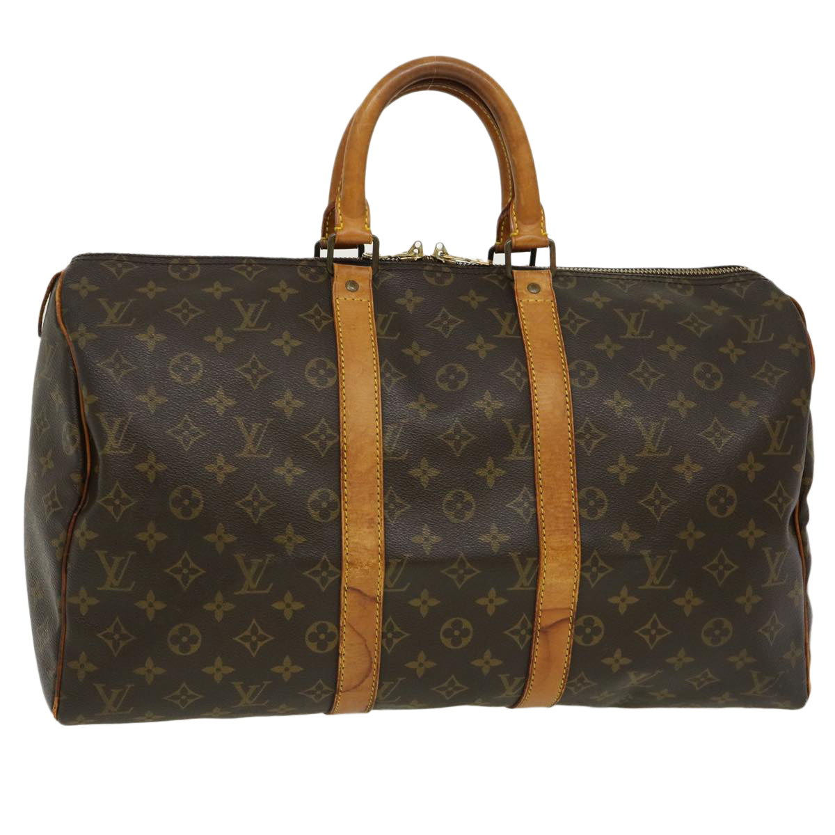 LOUIS VUITTON Monogram Keepall 45 Boston Bag M41428 LV ki1933