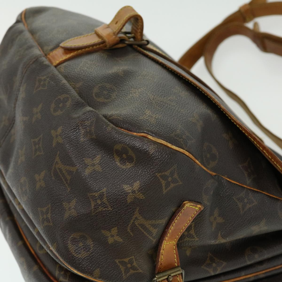LOUIS VUITTON Monogram Saumur 35 Shoulder Bag M42254 LV ki2012