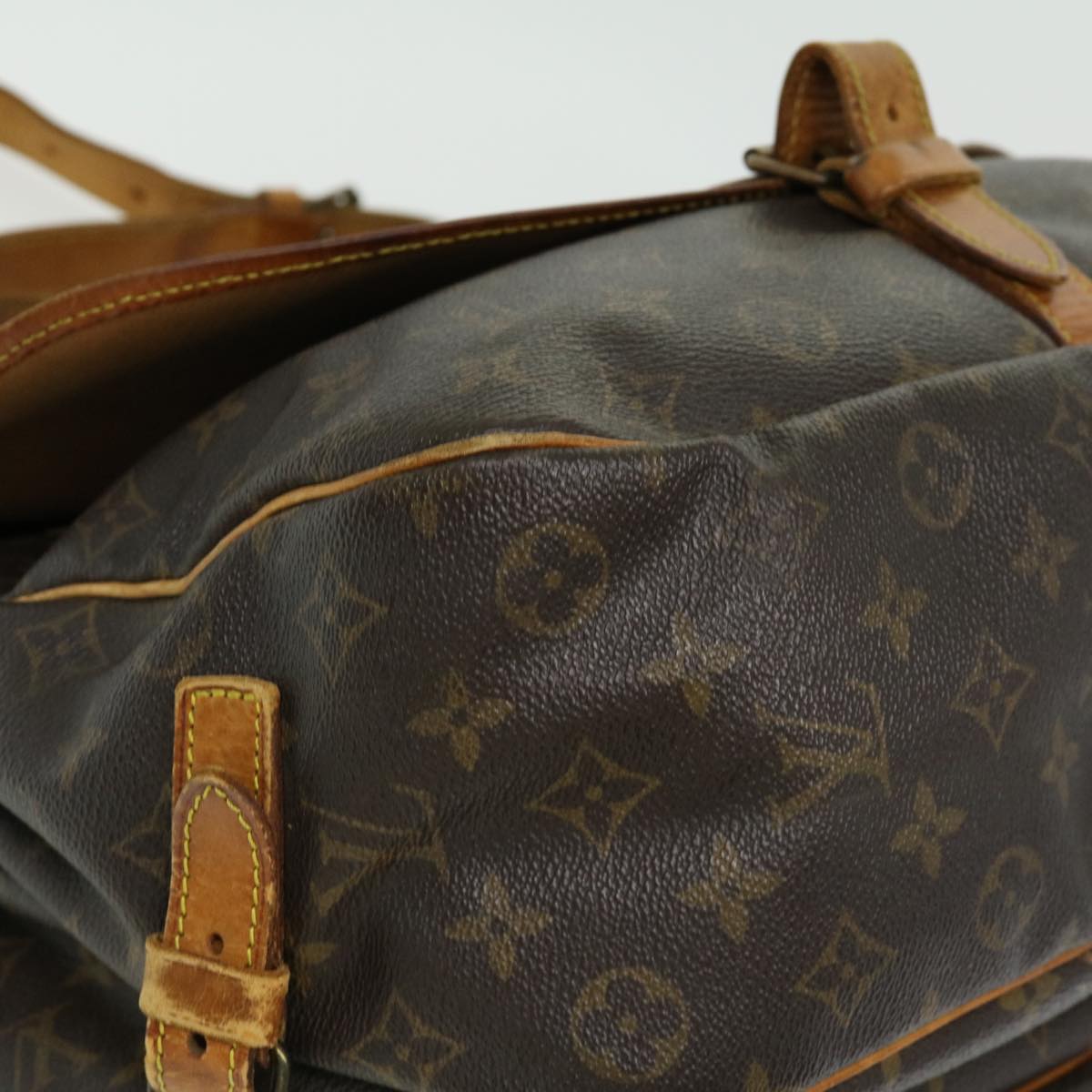 LOUIS VUITTON Monogram Saumur 35 Shoulder Bag M42254 LV ki2012