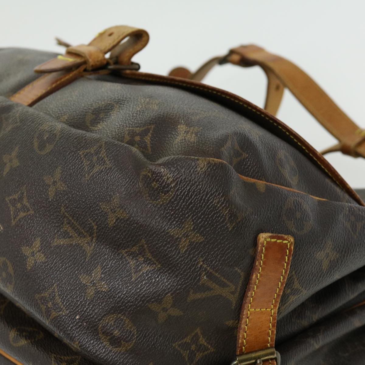 LOUIS VUITTON Monogram Saumur 35 Shoulder Bag M42254 LV ki2012