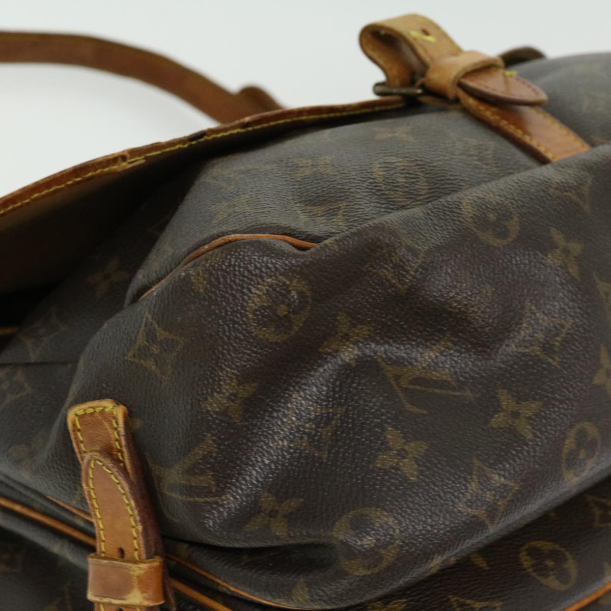 LOUIS VUITTON Monogram Saumur 35 Shoulder Bag M42254 LV ki2012