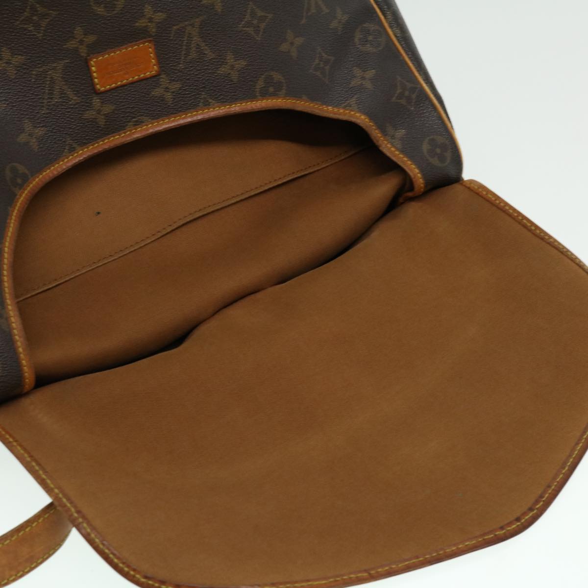LOUIS VUITTON Monogram Saumur 35 Shoulder Bag M42254 LV ki2012