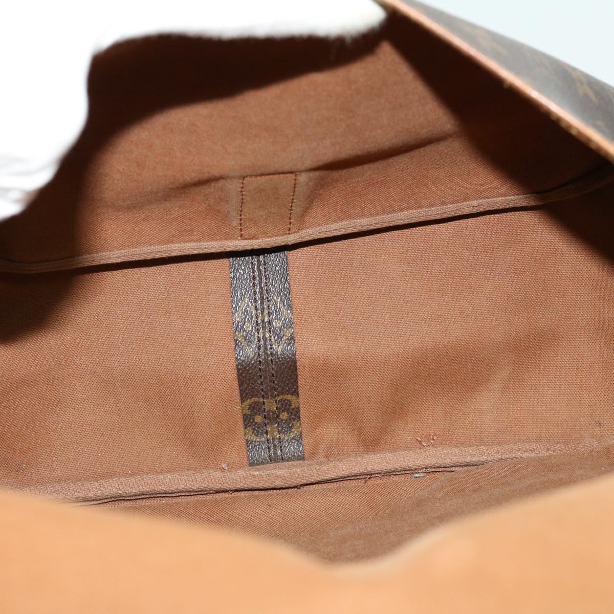 LOUIS VUITTON Monogram Saumur 35 Shoulder Bag M42254 LV ki2012