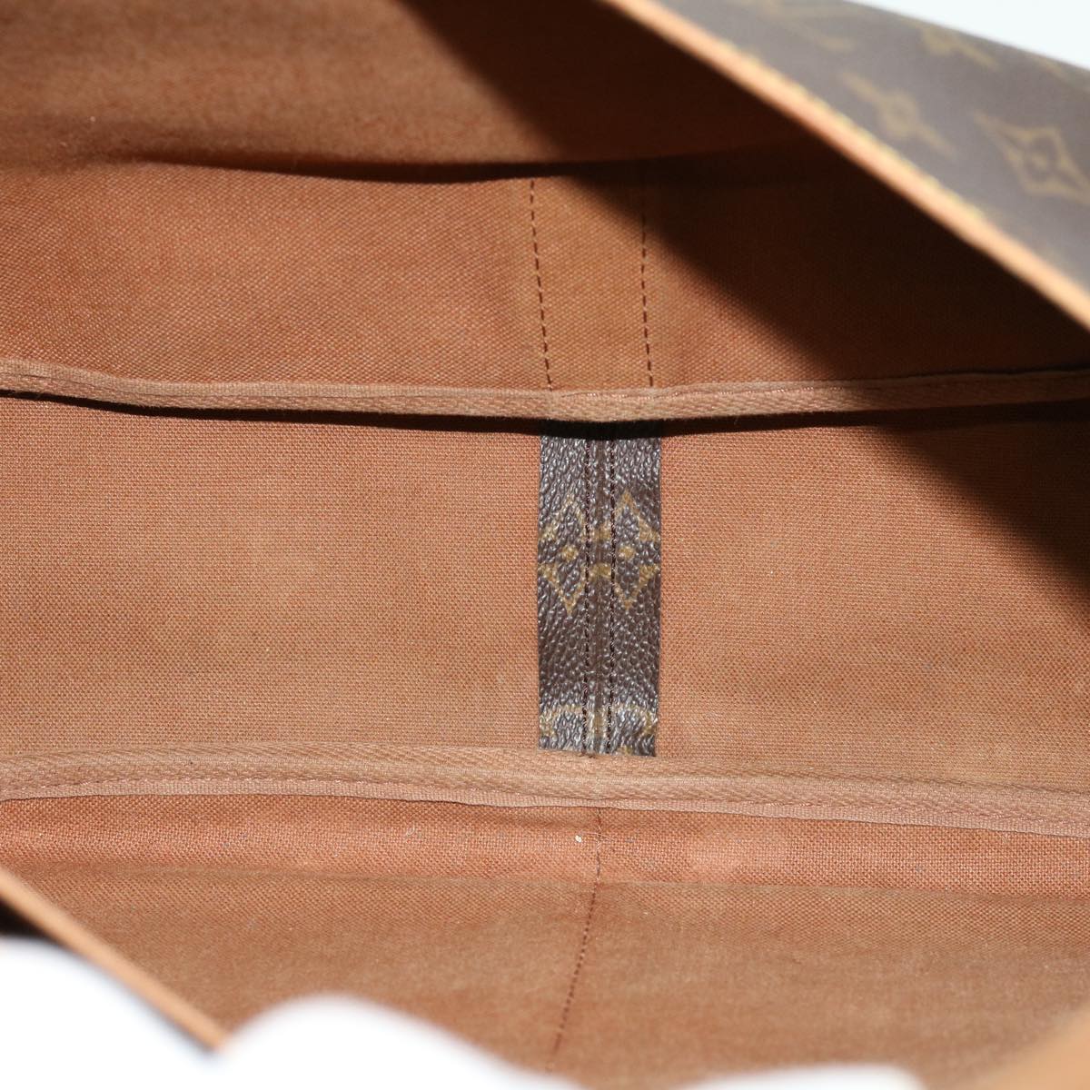 LOUIS VUITTON Monogram Saumur 35 Shoulder Bag M42254 LV ki2012