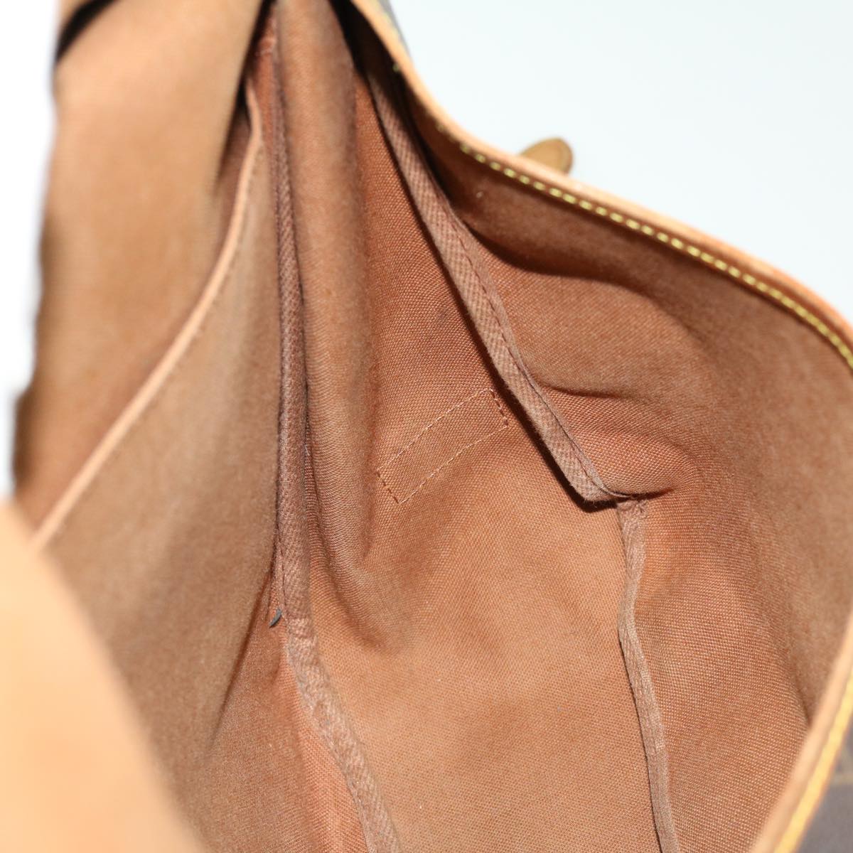 LOUIS VUITTON Monogram Saumur 35 Shoulder Bag M42254 LV ki2012