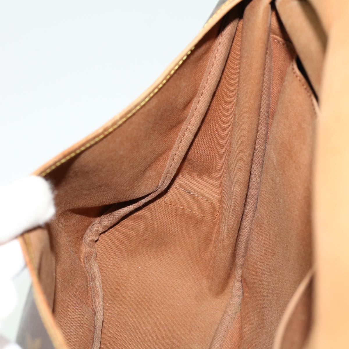 LOUIS VUITTON Monogram Saumur 35 Shoulder Bag M42254 LV ki2012
