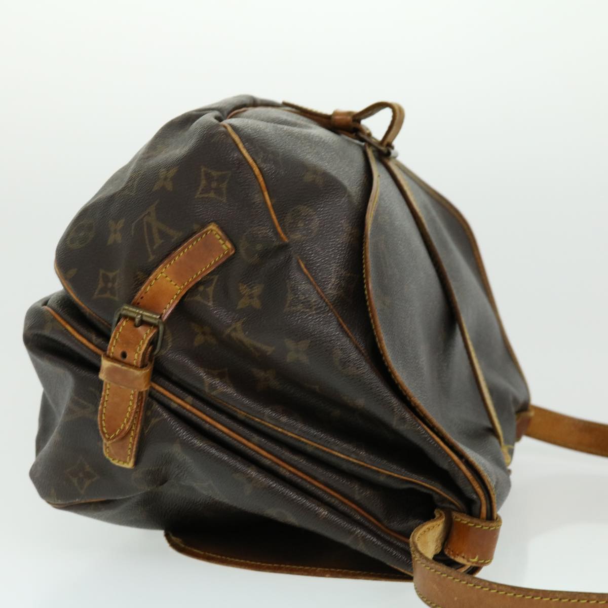 LOUIS VUITTON Monogram Saumur 35 Shoulder Bag M42254 LV ki2012
