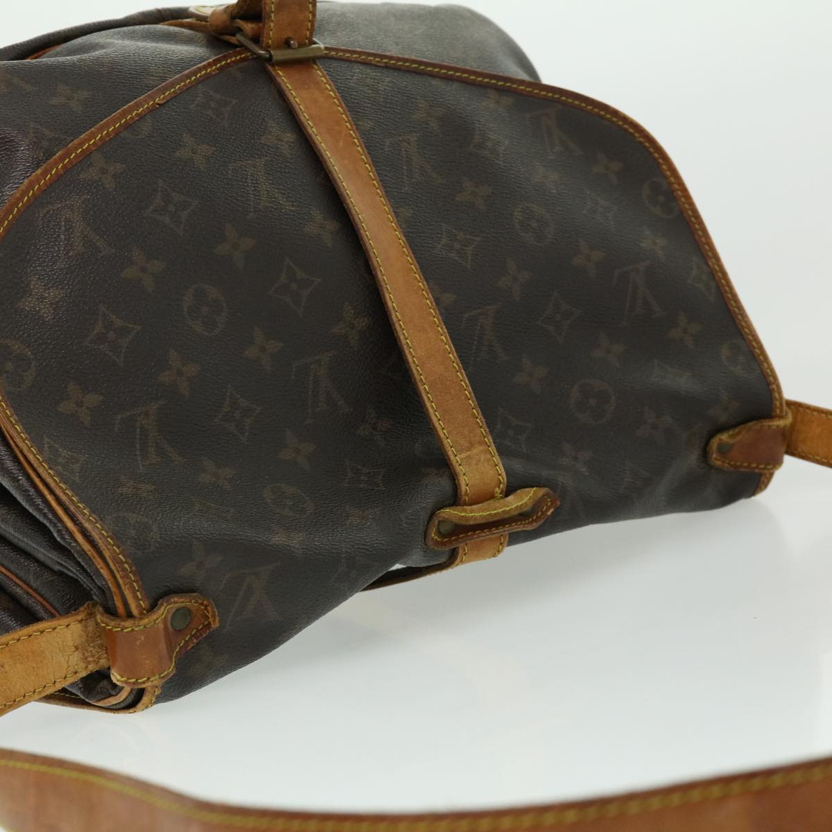 LOUIS VUITTON Monogram Saumur 35 Shoulder Bag M42254 LV ki2012