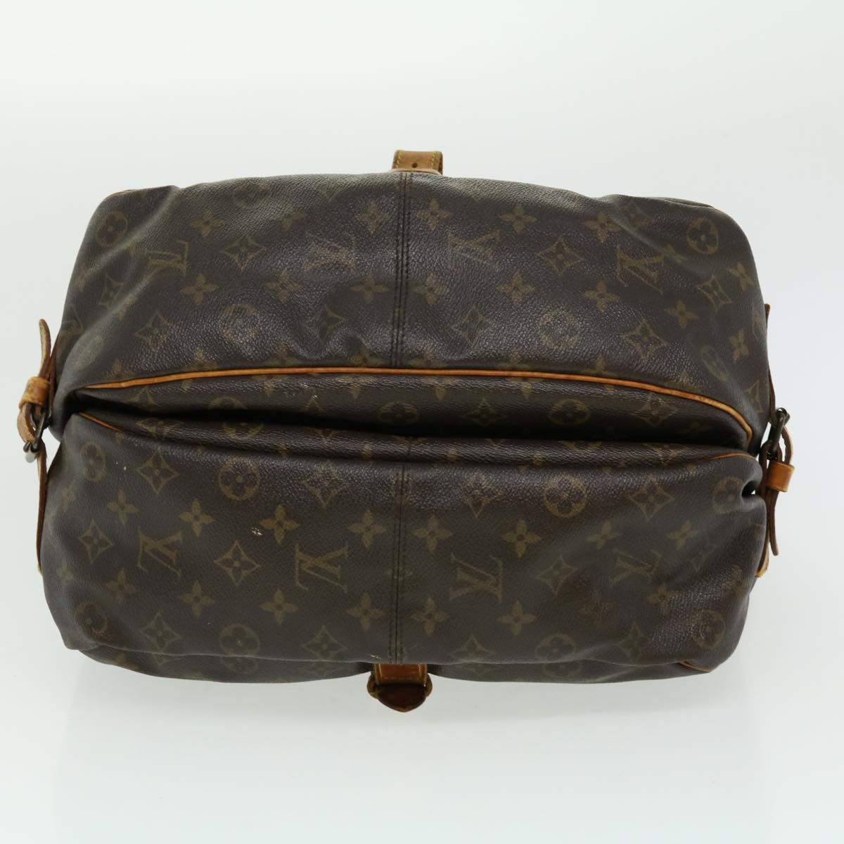 LOUIS VUITTON Monogram Saumur 35 Shoulder Bag M42254 LV ki2012