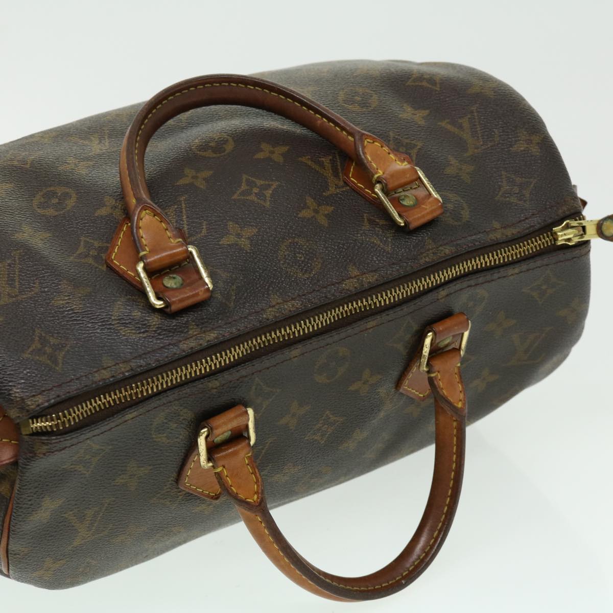 LOUIS VUITTON Monogram Speedy 30 Hand Bag M41526 LV ki2015