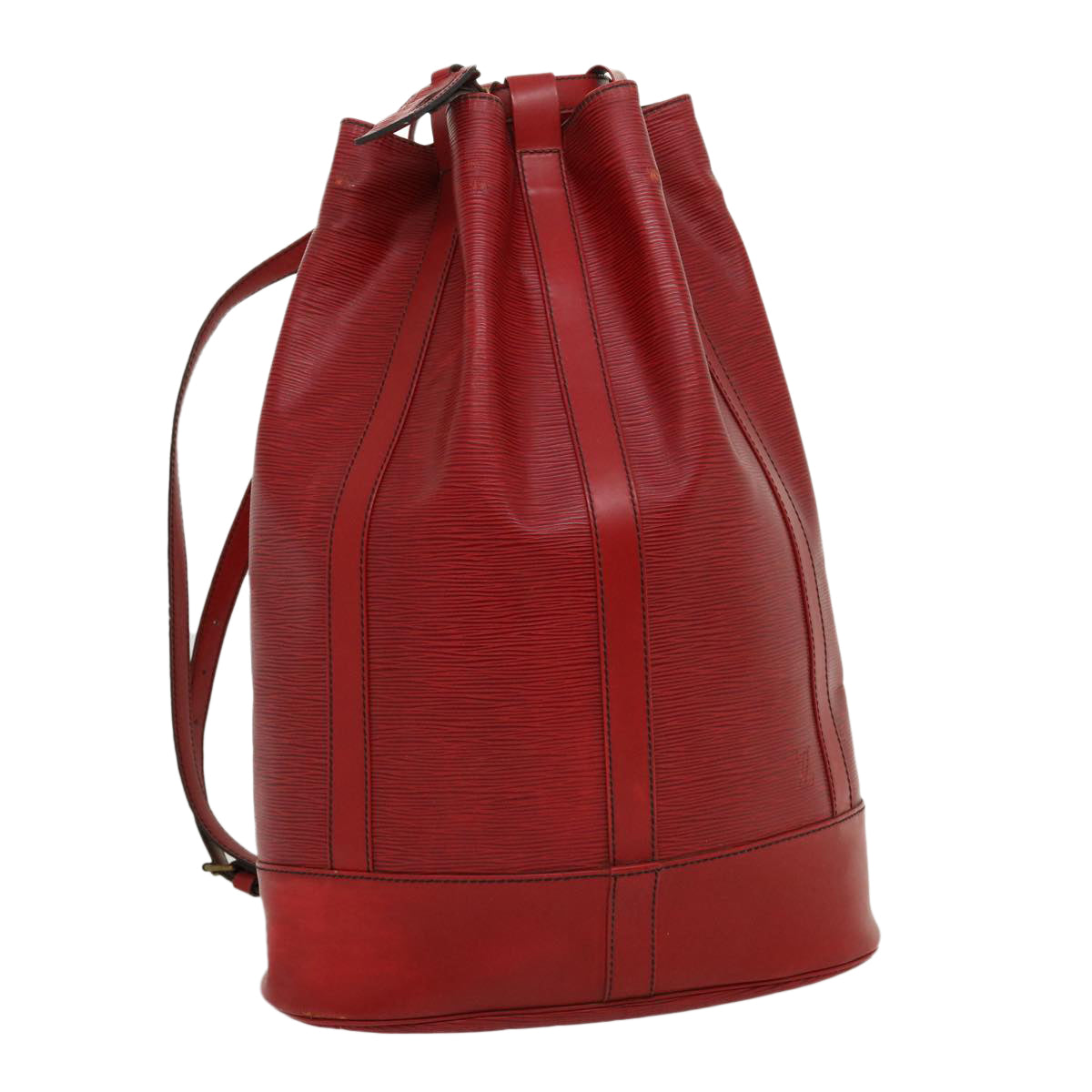 LOUIS VUITTON Epi Randonnee GM Shoulder Bag Red M43087 LV ki2056