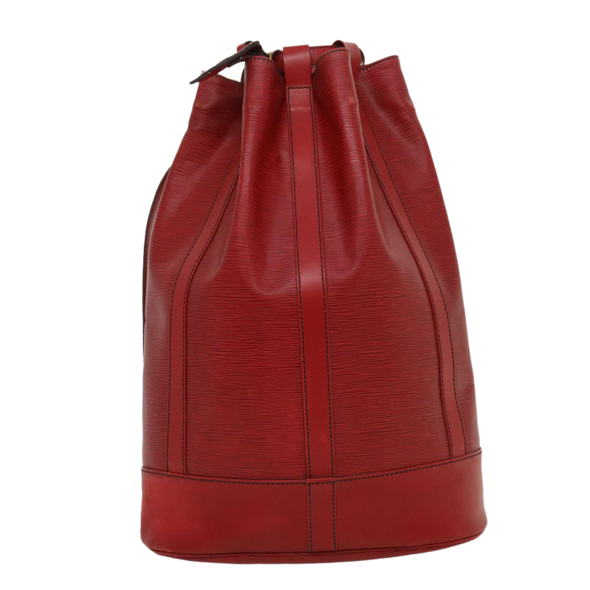 LOUIS VUITTON Epi Randonnee GM Shoulder Bag Red M43087 LV ki2056