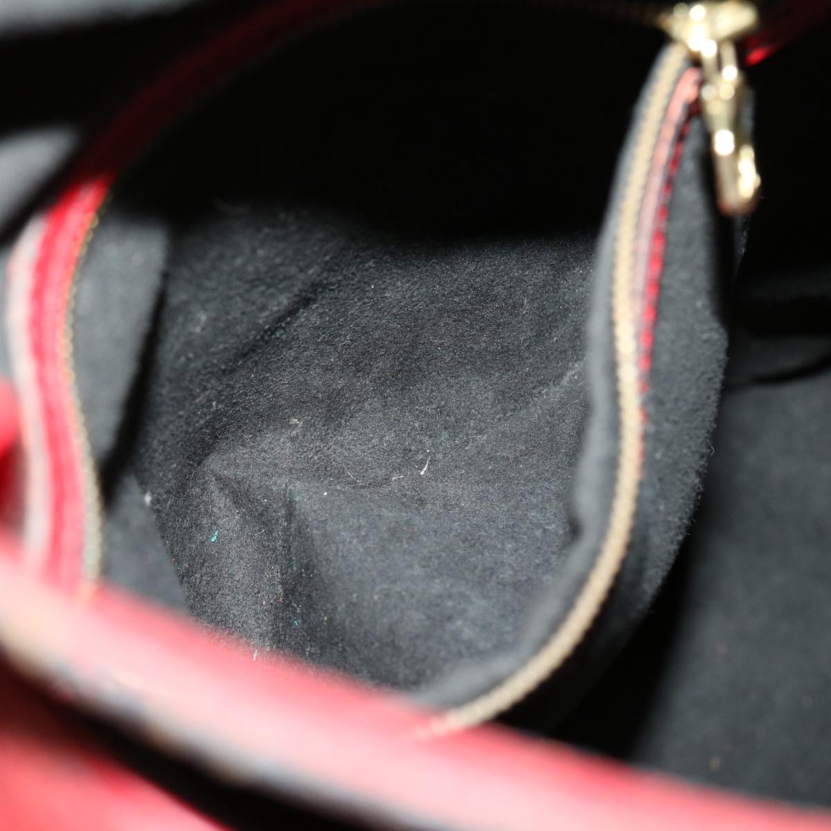 LOUIS VUITTON Epi Randonnee GM Shoulder Bag Red M43087 LV ki2056