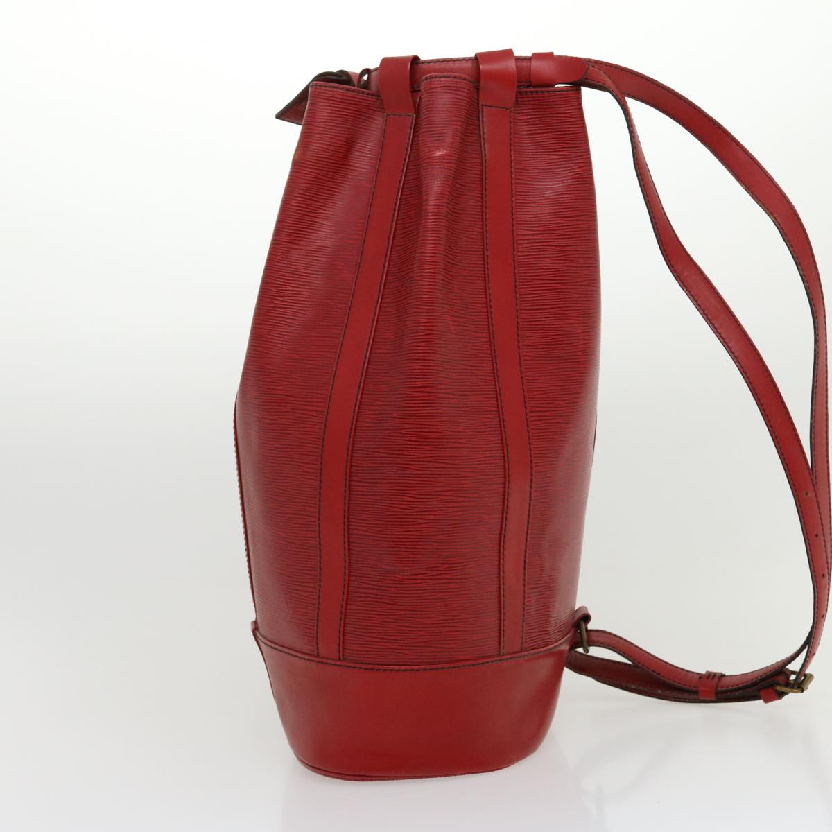 LOUIS VUITTON Epi Randonnee GM Shoulder Bag Red M43087 LV ki2056