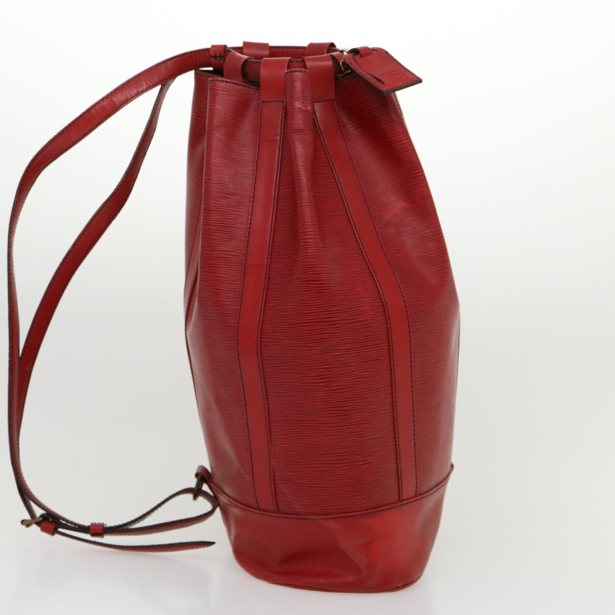 LOUIS VUITTON Epi Randonnee GM Shoulder Bag Red M43087 LV ki2056