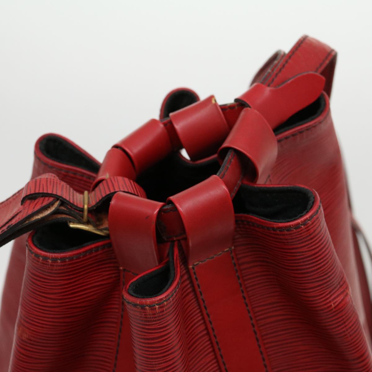 LOUIS VUITTON Epi Randonnee GM Shoulder Bag Red M43087 LV ki2056