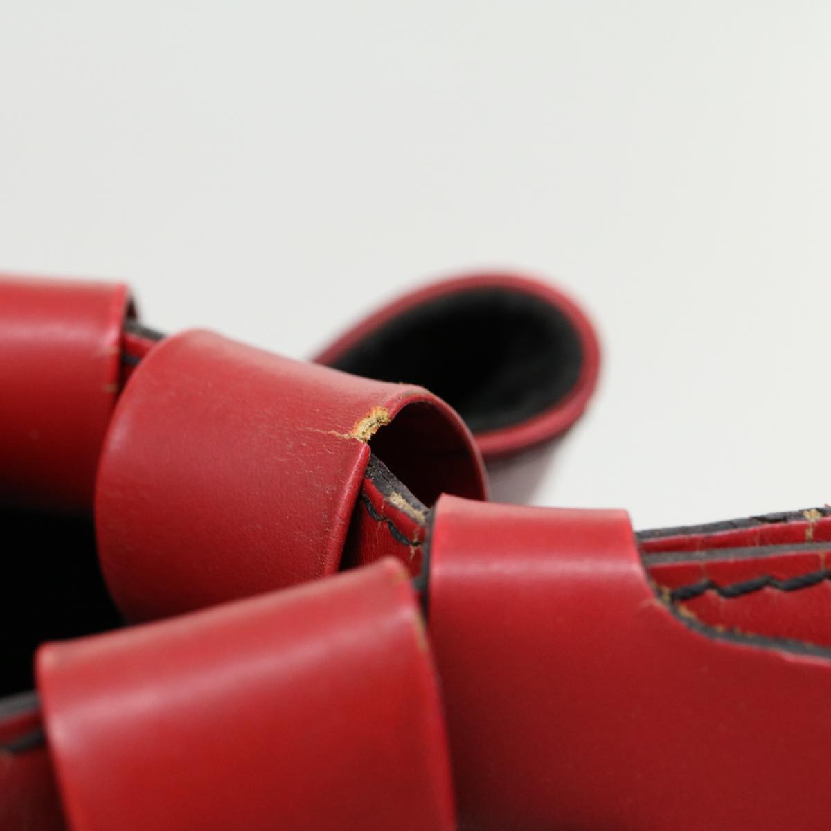 LOUIS VUITTON Epi Randonnee GM Shoulder Bag Red M43087 LV ki2056
