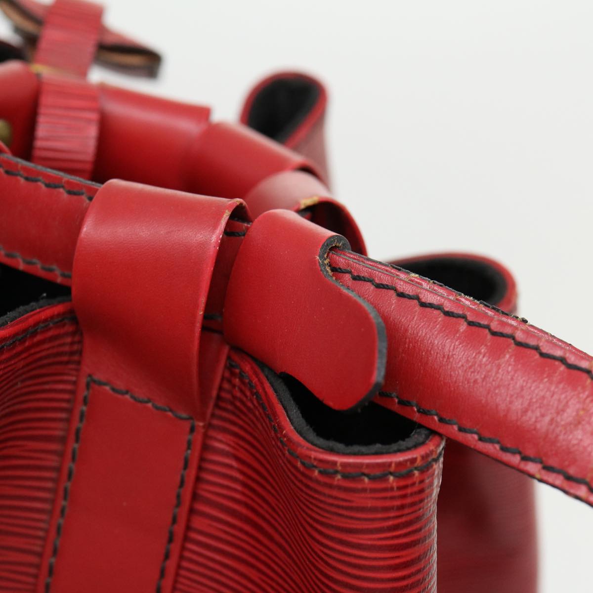 LOUIS VUITTON Epi Randonnee GM Shoulder Bag Red M43087 LV ki2056