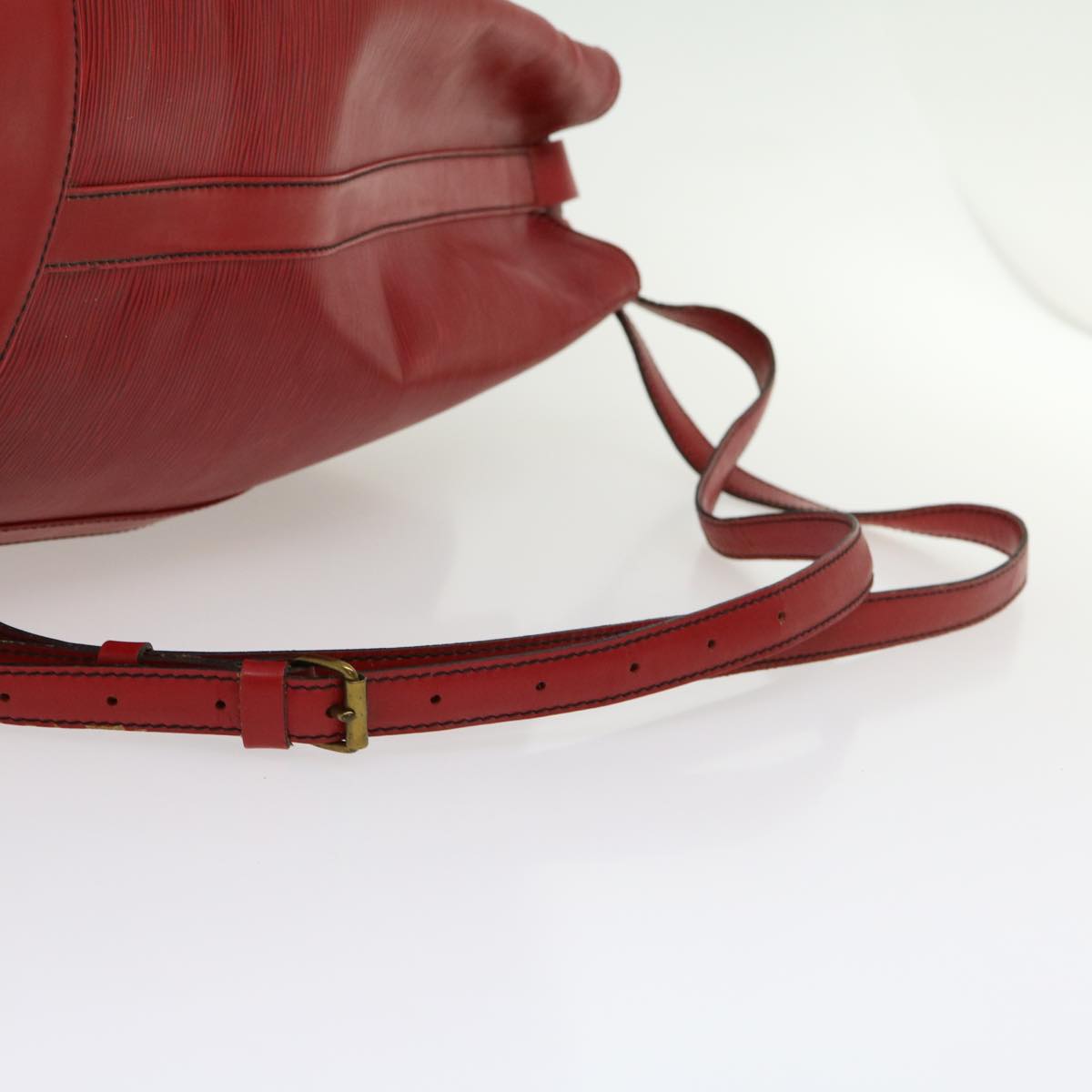LOUIS VUITTON Epi Randonnee GM Shoulder Bag Red M43087 LV ki2056