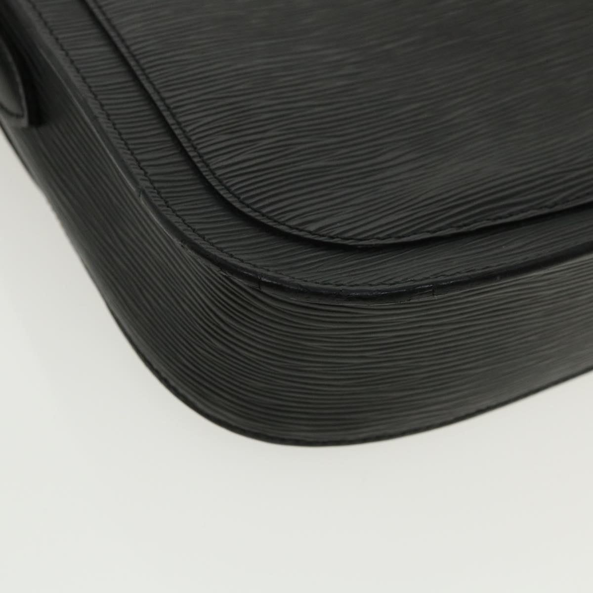 LOUIS VUITTON Epi Saint Cloud GM Shoulder Bag Black M52192 LV ki2163