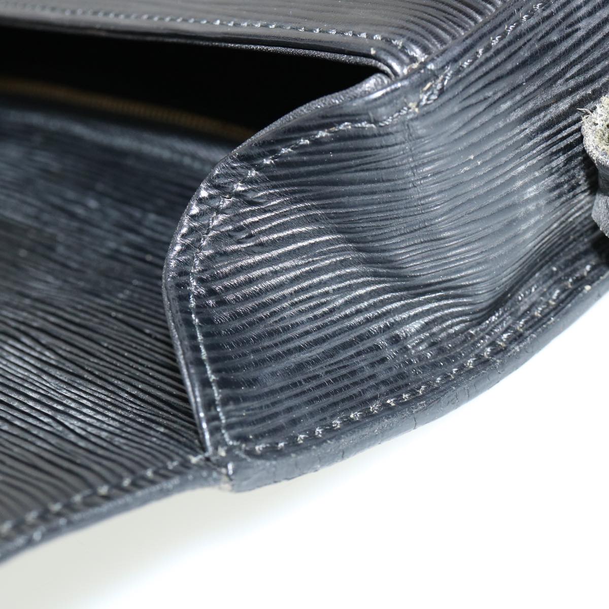 LOUIS VUITTON Epi Saint Cloud GM Shoulder Bag Black M52192 LV ki2163