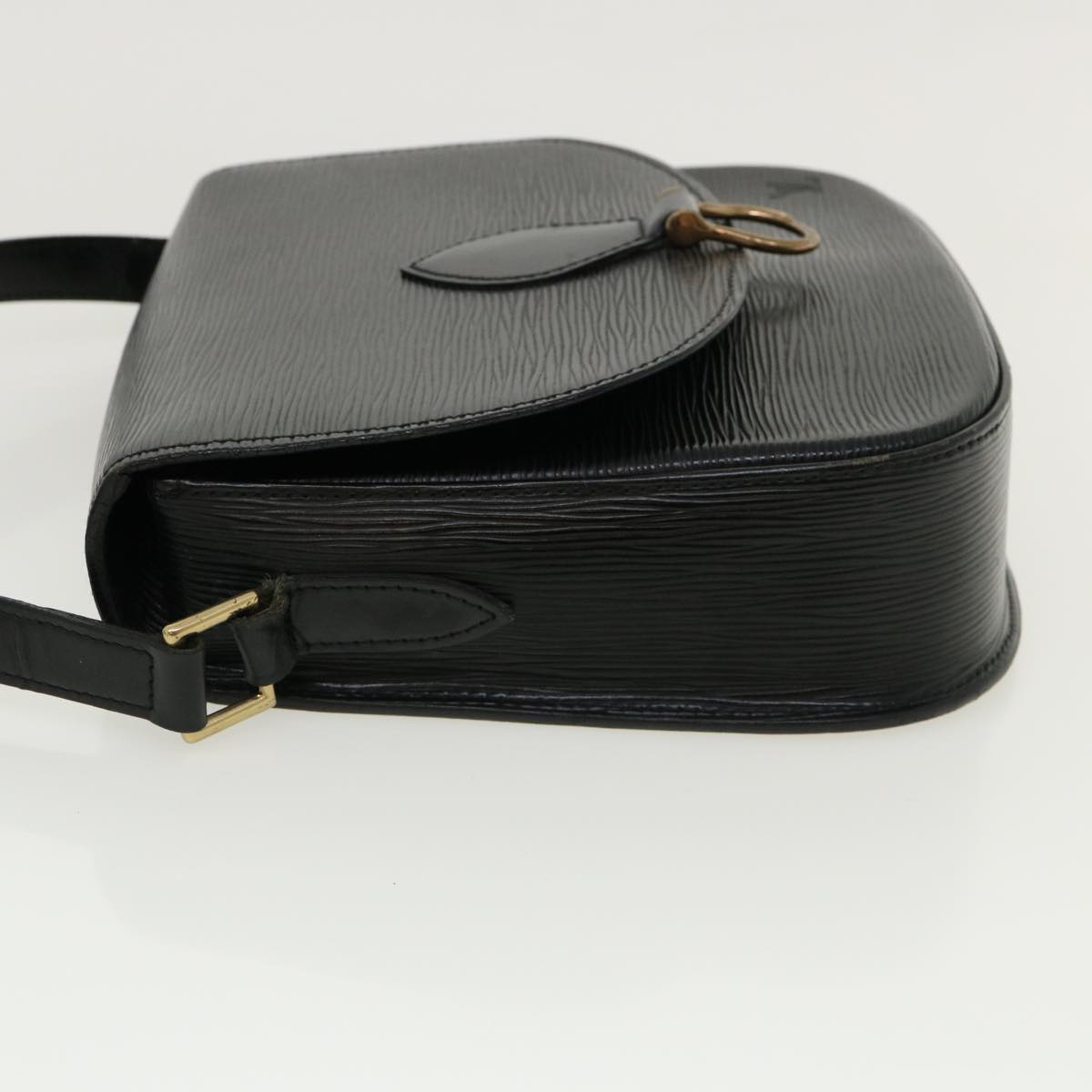 LOUIS VUITTON Epi Saint Cloud GM Shoulder Bag Black M52192 LV ki2163