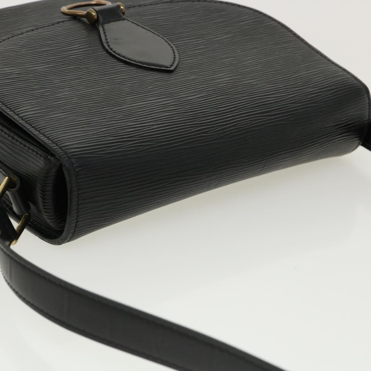 LOUIS VUITTON Epi Saint Cloud GM Shoulder Bag Black M52192 LV ki2163