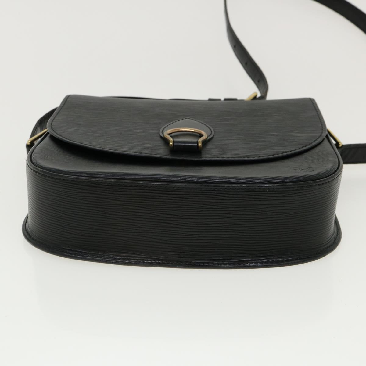 LOUIS VUITTON Epi Saint Cloud GM Shoulder Bag Black M52192 LV ki2163