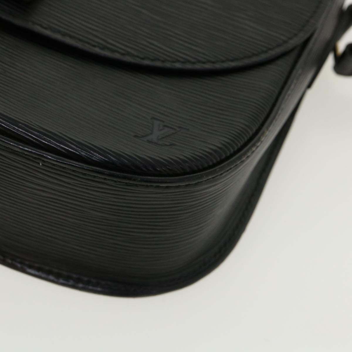 LOUIS VUITTON Epi Saint Cloud GM Shoulder Bag Black M52192 LV ki2163