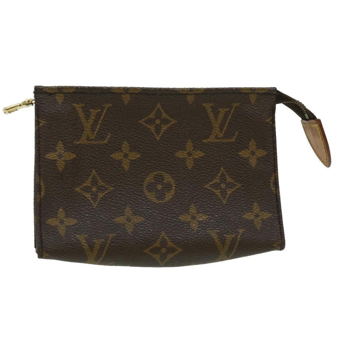 LOUIS VUITTON Monogram Poche Toilette 15 Pouch M47546 LV ki2185