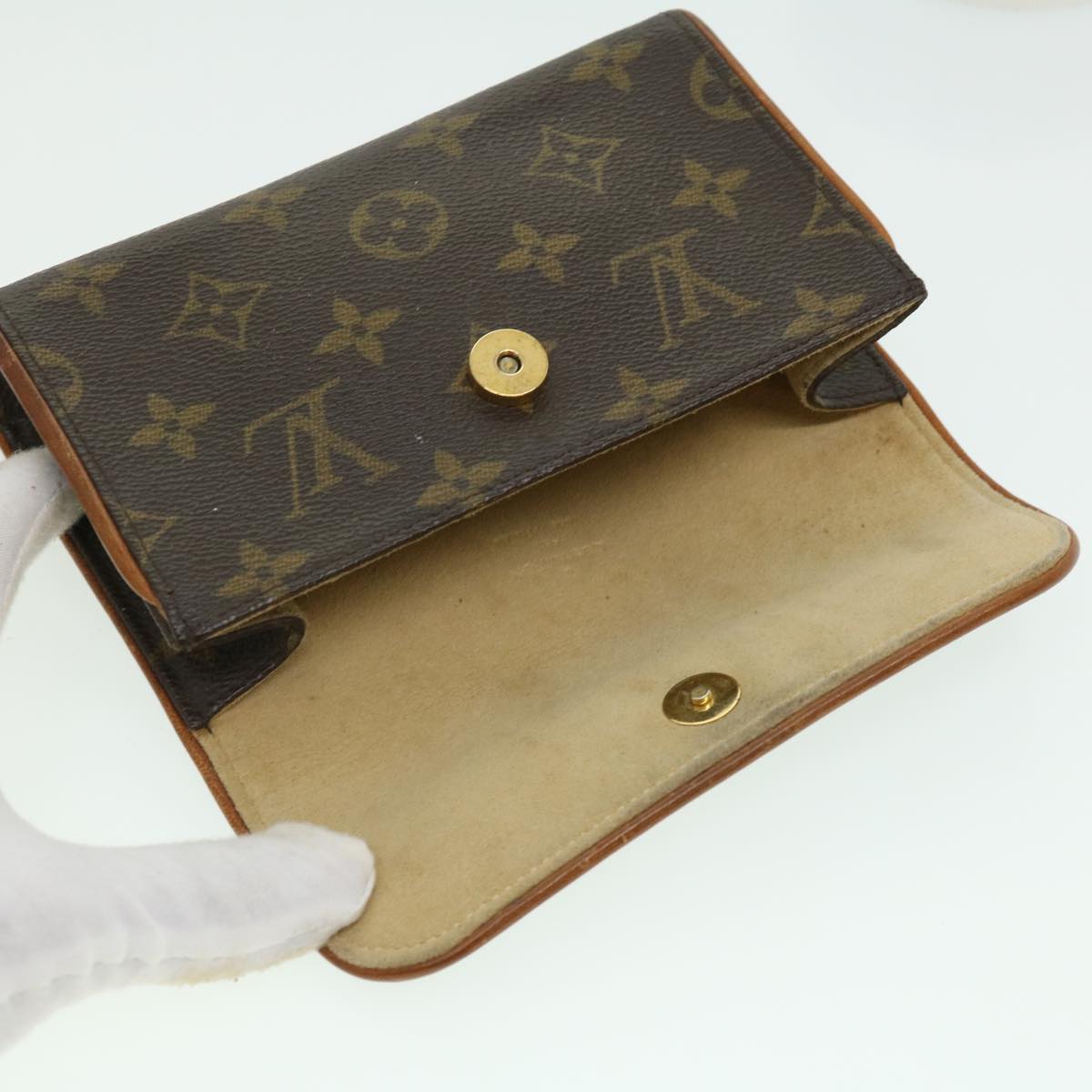 LOUIS VUITTON Monogram Pochette Florentine Waist Bag M51855 LV ki2202